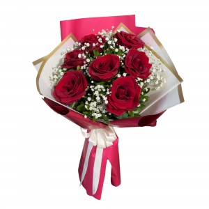 7'li Kırmızı Gül Buketi